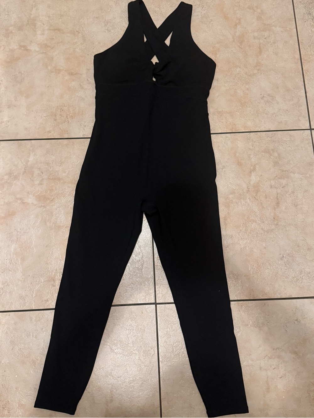 Fabletics Oasis Twist Front 7/8 Jumpsuit - Picture 4 of 5